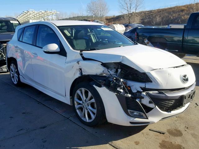 JM1BL1H52A1210259 - 2010 MAZDA 3 S WHITE photo 1