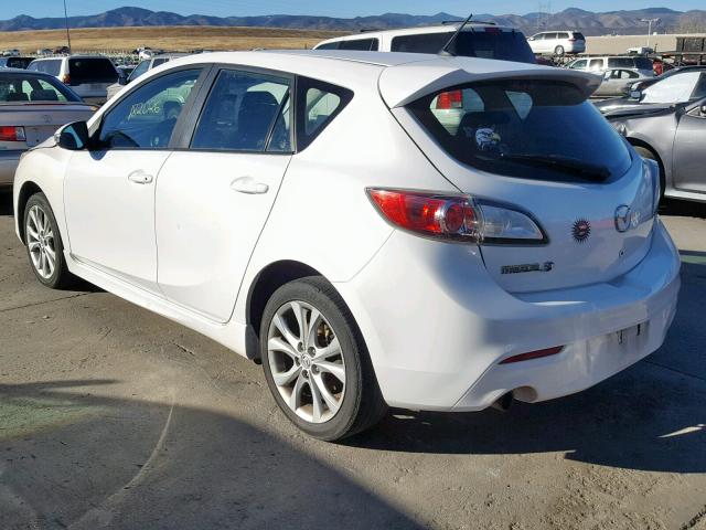 JM1BL1H52A1210259 - 2010 MAZDA 3 S WHITE photo 3