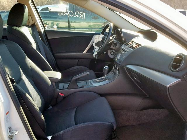 JM1BL1H52A1210259 - 2010 MAZDA 3 S WHITE photo 5