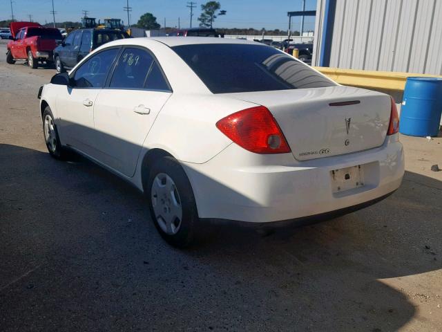 1G2ZF57B984163183 - 2008 PONTIAC G6 VALUE L WHITE photo 3