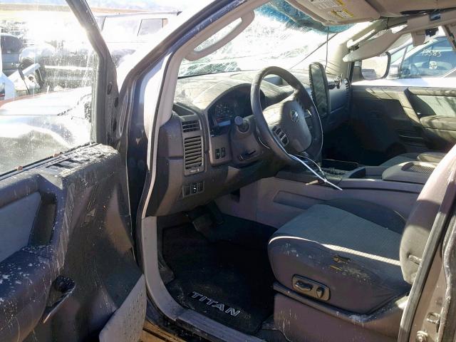 1N6AA07B44N502072 - 2004 NISSAN TITAN XE GRAY photo 9