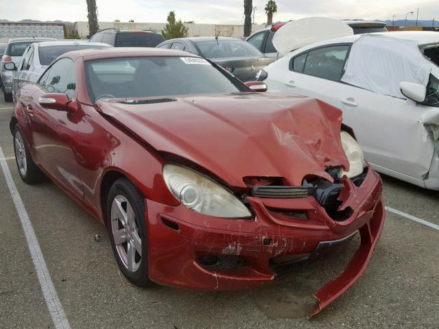 WDBWK54F16F096970 - 2006 MERCEDES-BENZ SLK 280 RED photo 1