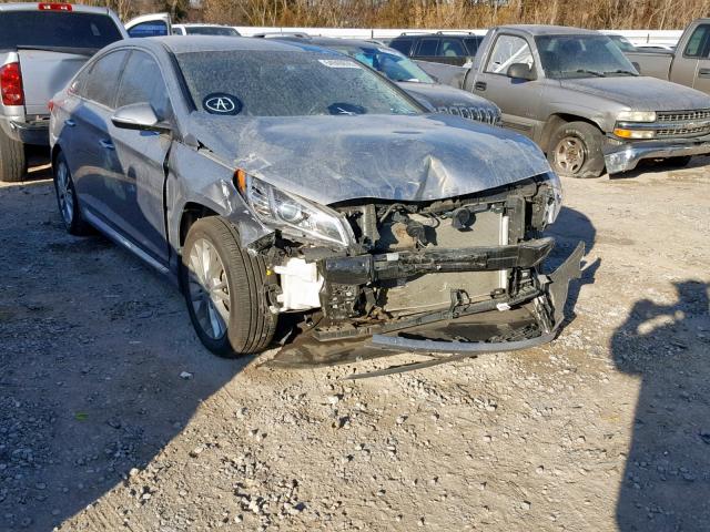 5NPE34AF1FH175215 - 2015 HYUNDAI SONATA SPO GRAY photo 1