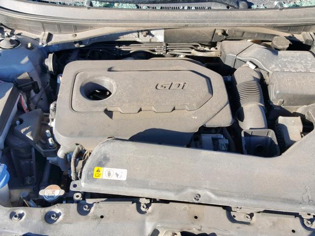 5NPE34AF1FH175215 - 2015 HYUNDAI SONATA SPO GRAY photo 7