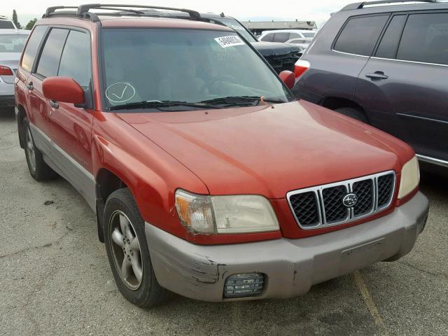 JF1SF655X2H710418 - 2002 SUBARU FORESTER S RED photo 1