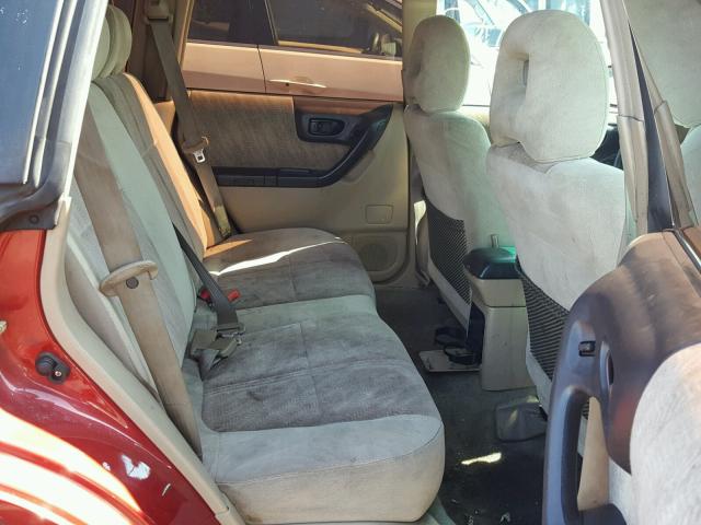 JF1SF655X2H710418 - 2002 SUBARU FORESTER S RED photo 6