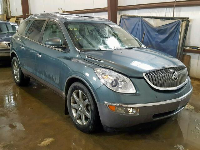 5GALVCED3AJ115863 - 2010 BUICK ENCLAVE CX GREEN photo 1