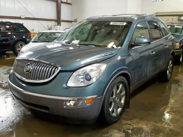 5GALVCED3AJ115863 - 2010 BUICK ENCLAVE CX GREEN photo 2