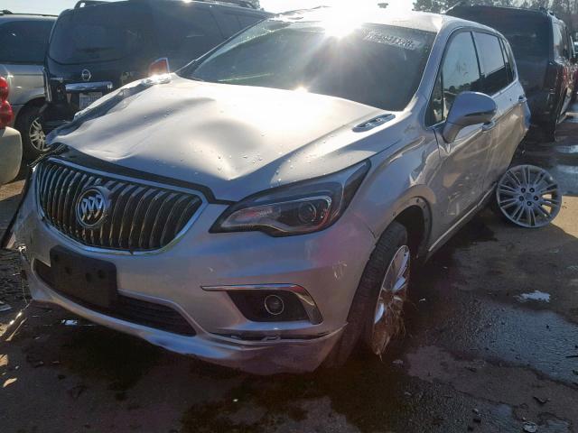 LRBFXASA6HD179195 - 2017 BUICK ENVISION P GRAY photo 2