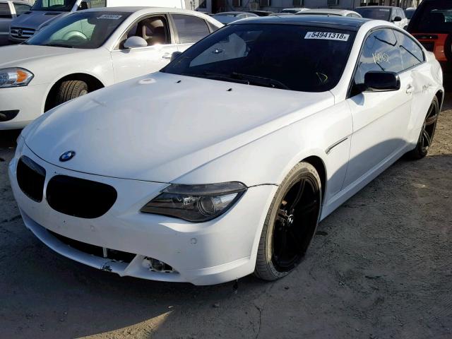 WBAEH73494B190233 - 2004 BMW 645 CI AUT WHITE photo 2