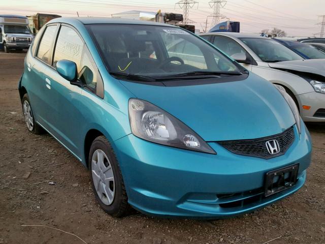 JHMGE8H34DC023068 - 2013 HONDA FIT TEAL photo 1