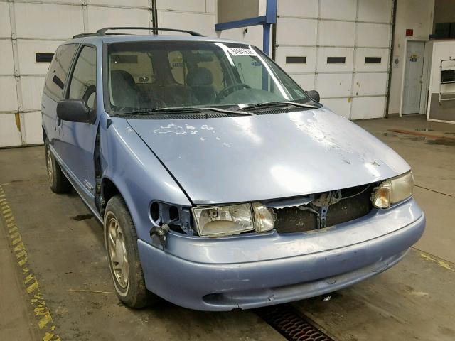 4N2DN11W0TD840253 - 1996 NISSAN QUEST XE BLUE photo 1