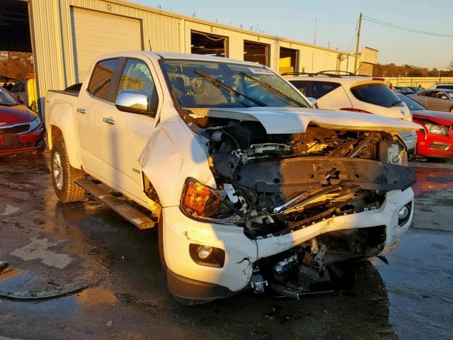 1GTG6CE38F1151690 - 2015 GMC CANYON SLT WHITE photo 1