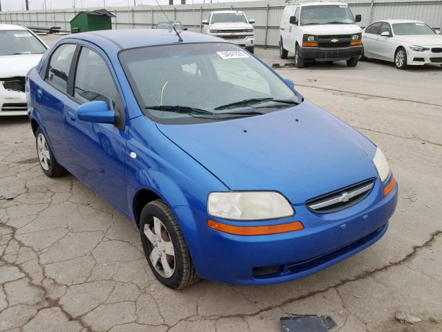 KL1TD56666B560054 - 2006 CHEVROLET AVEO BASE Mavi foto 1