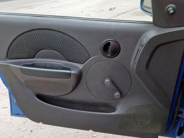 KL1TD56666B560054 - 2006 CHEVROLET AVEO BASE Mavi foto 10