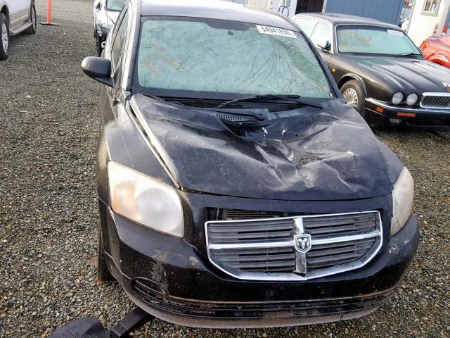 1B3CB4HA4AD650778 - 2010 DODGE CALIBER SX BLACK photo 9