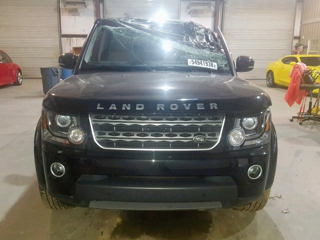 SALAG2V67GA787809 - 2016 LAND ROVER LR4 HSE BLACK photo 9