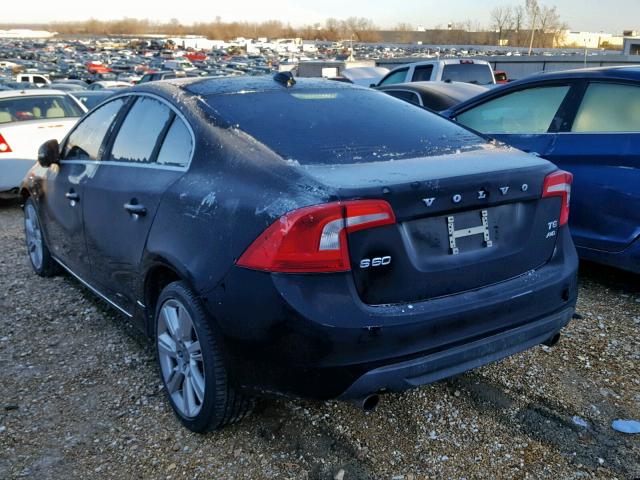 YV1902FH2B2014757 - 2011 VOLVO S60 T6 BLACK photo 3