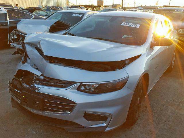 1G1ZB5ST9JF164540 - 2018 CHEVROLET MALIBU LS SILVER photo 2
