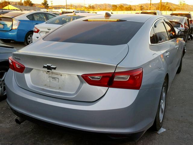 1G1ZB5ST9JF164540 - 2018 CHEVROLET MALIBU LS SILVER photo 4