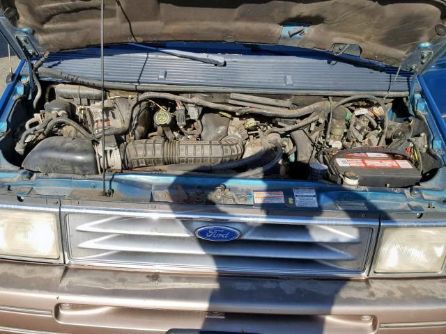 1FMDA41XXPZC36383 - 1993 FORD AEROSTAR GREEN photo 7