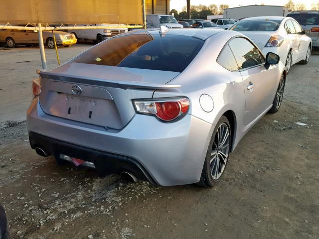 JF1ZNAA15G9700064 - 2016 TOYOTA SCION FR-S SILVER photo 4