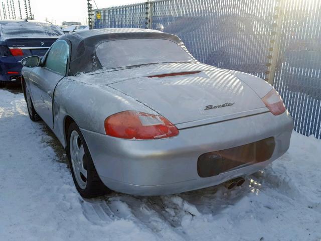 WP0CA2983XU630757 - 1999 PORSCHE BOXSTER SILVER photo 3