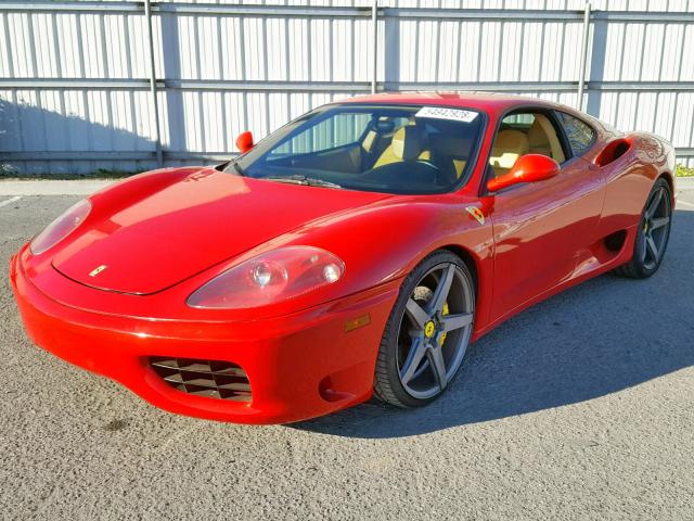 ZFFYU51A140137225 - 2004 FERRARI 360 MODENA RED photo 2