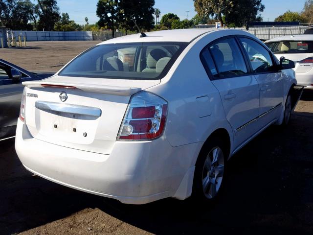 3N1AB6AP7BL653804 - 2011 NISSAN SENTRA 2.0 WHITE photo 4