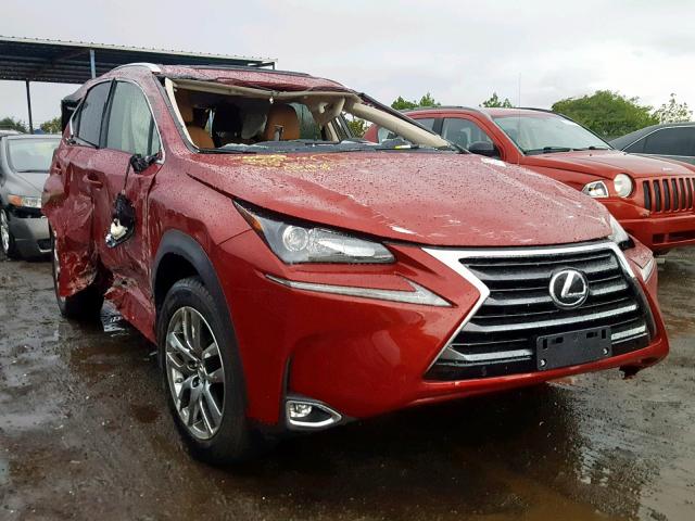 JTJYARBZ7G2043780 - 2016 LEXUS NX 200T BURGUNDY photo 1