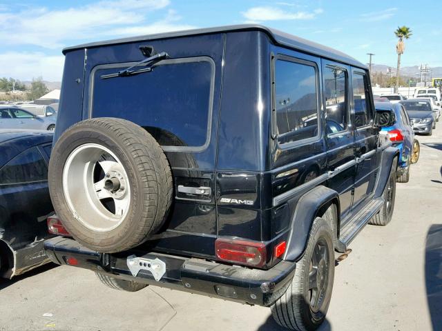 WDCYR37E89X177650 - 2009 MERCEDES-BENZ G 550 BLACK photo 4