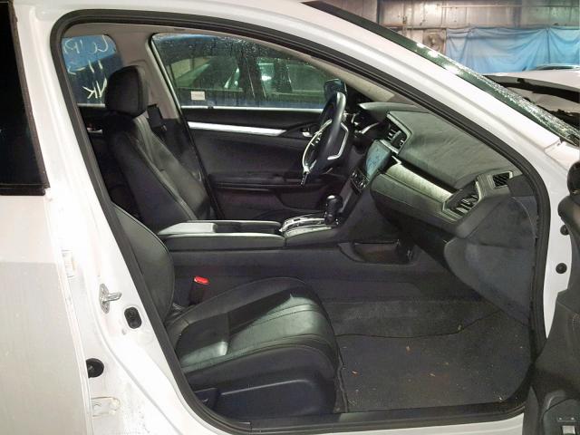 19XFC1F77HE027436 - 2017 HONDA CIVIC EXL WHITE photo 5