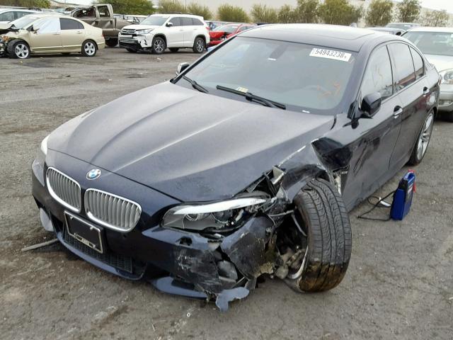 WBAFU9C53BC784831 - 2011 BMW 550 XI BLUE photo 2