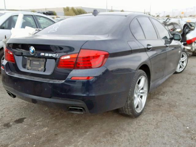 WBAFU9C53BC784831 - 2011 BMW 550 XI BLUE photo 4