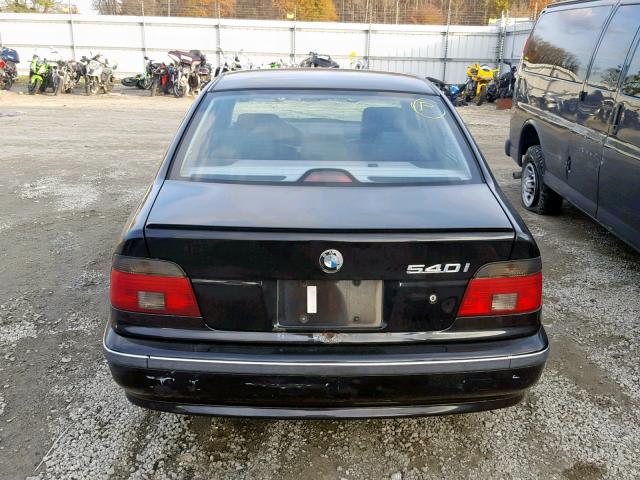 WBADE6326VBW56537 - 1997 BMW 540 I AUTO BLACK photo 9