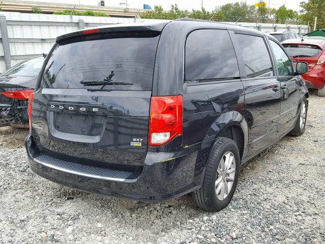 2C4RDGCG2GR355300 - 2016 DODGE GRAND CARA BLACK photo 4