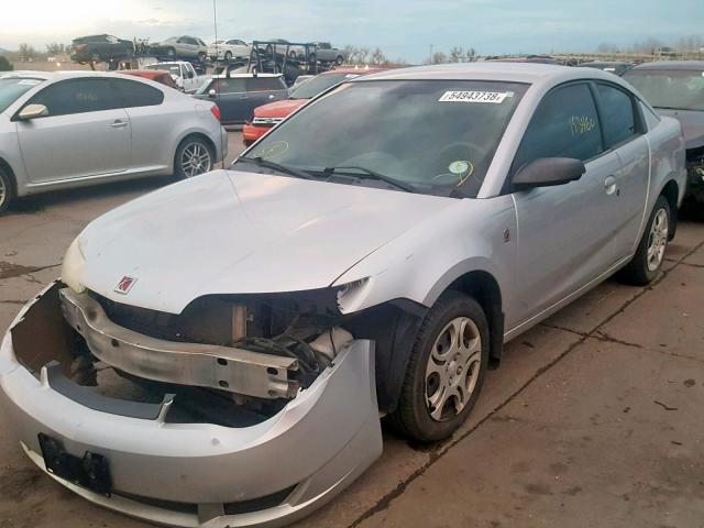 1G8AN12FX5Z140261 - 2005 SATURN ION LEVEL SILVER photo 2