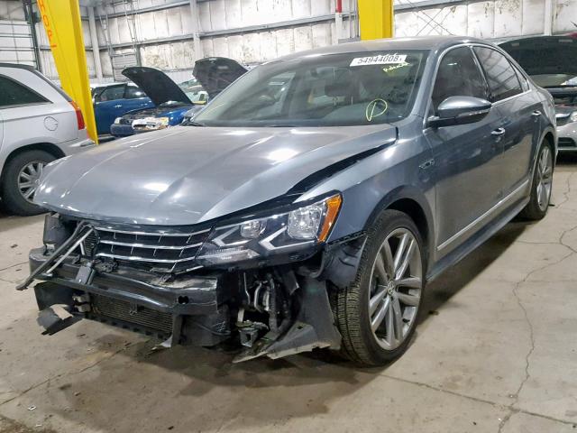 1VWDT7A30HC020315 - 2017 VOLKSWAGEN PASSAT R-L BLACK photo 2