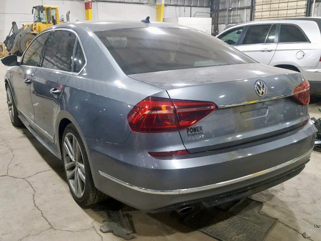 1VWDT7A30HC020315 - 2017 VOLKSWAGEN PASSAT R-L BLACK photo 3