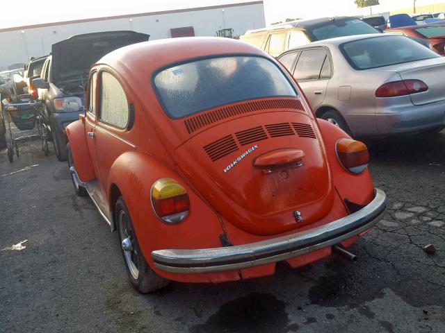 1132593184 - 1973 VOLKSWAGEN BEETLE ORANGE photo 3