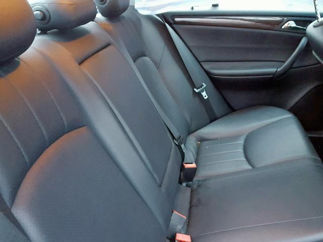 WDBRF92H67F892676 - 2007 MERCEDES-BENZ C 280 4MAT BLACK photo 6