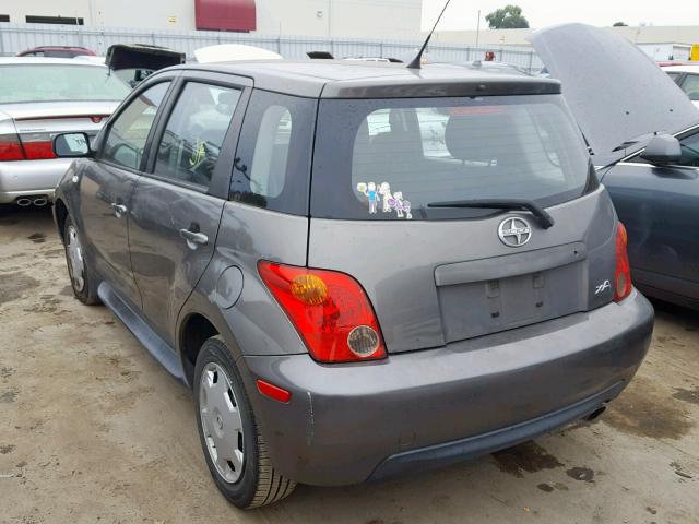 JTKKT624750094039 - 2005 TOYOTA SCION XA GRAY photo 3