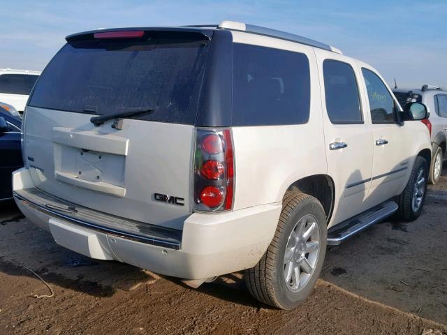 1GKUKEEF6AR209167 - 2010 GMC YUKON DENA WHITE photo 4