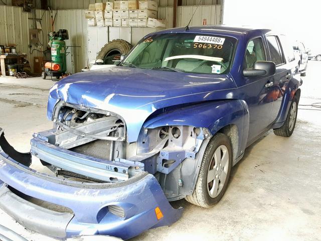 3GNDA13D36S506370 - 2006 CHEVROLET HHR LS BLUE photo 2