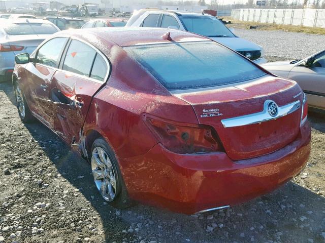 1G4GH5E31DF246433 - 2013 BUICK LACROSSE P BURGUNDY photo 3