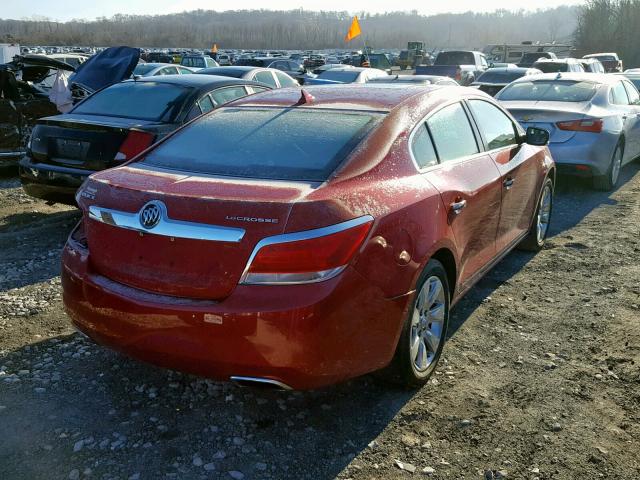 1G4GH5E31DF246433 - 2013 BUICK LACROSSE P BURGUNDY photo 4