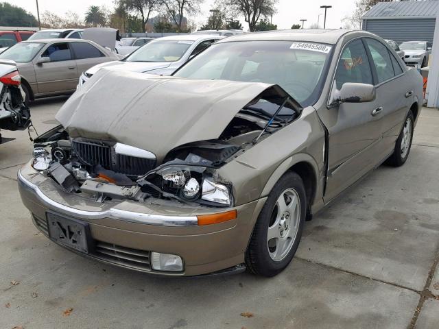 1LNHM87A62Y705938 - 2002 LINCOLN LS GREEN photo 2