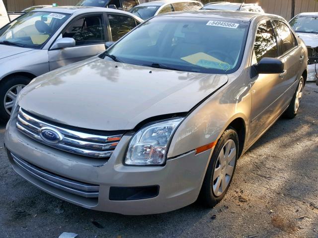 3FAHP06Z27R203976 - 2007 FORD FUSION S BEIGE photo 2