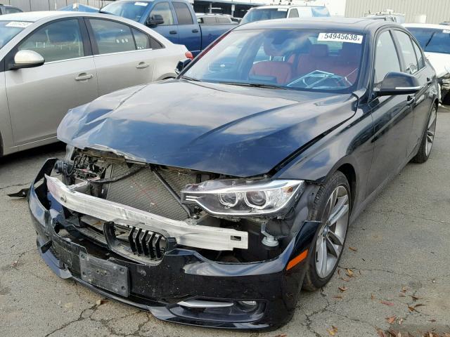 WBA3C1C58FK118535 - 2015 BMW 328 I SULE BLACK photo 2