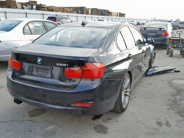 WBA3C1C58FK118535 - 2015 BMW 328 I SULE BLACK photo 4